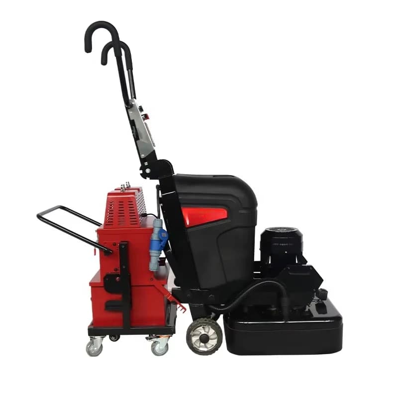 Concrete Grinder Machine With Dust Vacuum