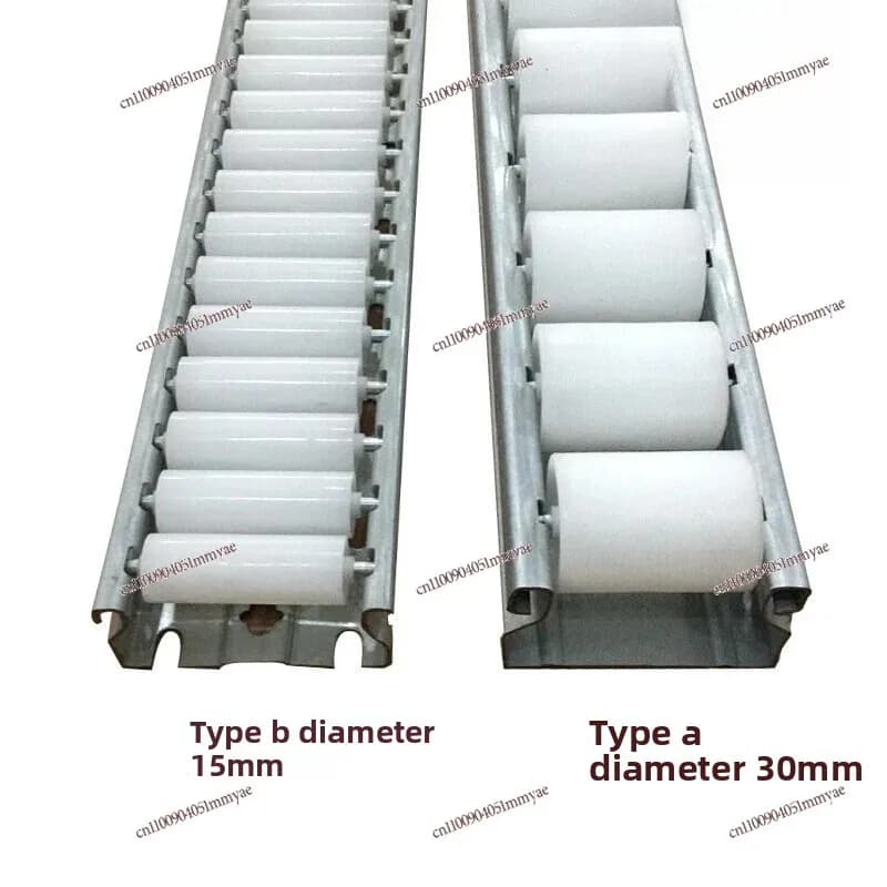 60 Reinforced Sheet Metal Fluent Strip Slide Rail Shelf Pulley