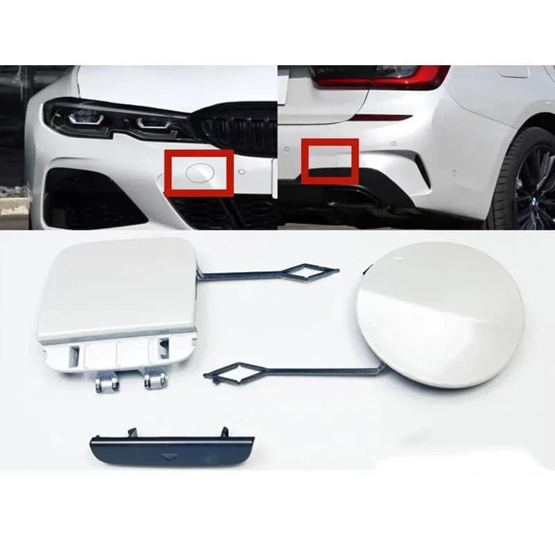 Auto Front Rear Bumper Tow Hook Cap Cover for BMW 3 Series G20 G28 2020 2021 2022