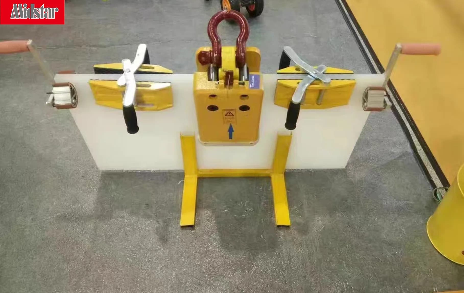 1000KGS White Stone Big Slab Lifting Clamp Tools Granite Marble Quartz Slab Elevating Lifter
