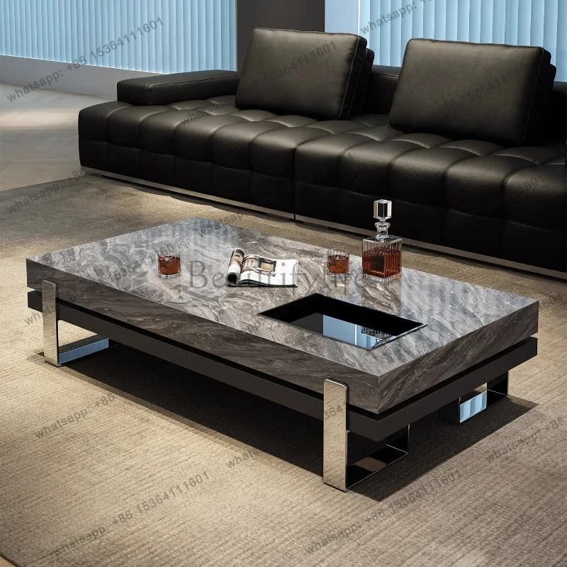 Decoration Luxury Coffee Table Modern Bedroom Living Room Designer Moving Side Table Unique Standing