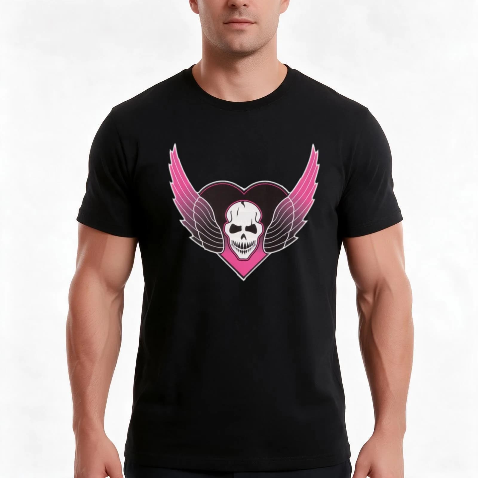 Bret Hart T-Shirt, Summer Casual Cotton Tee, Oversized Streetwear Tops, Vintage Graphic Print, Loose Fit Short Sleeve