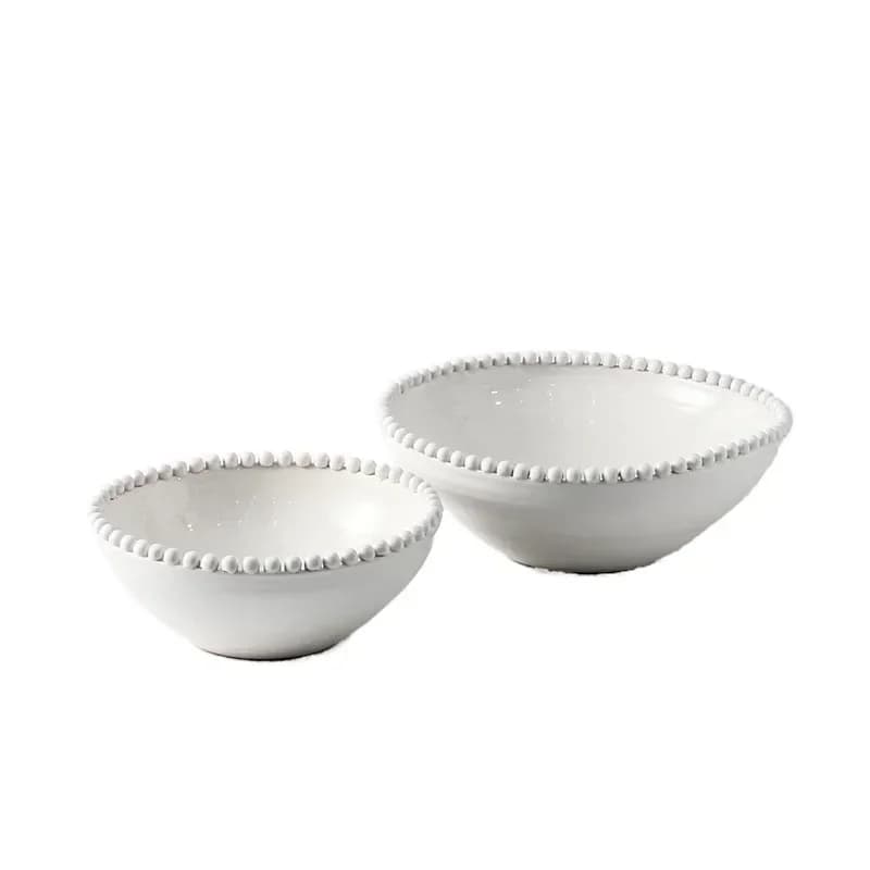 Ceramic fruit plate simple modern vase home model room large decoration entrance dining table green plant flower ornament
