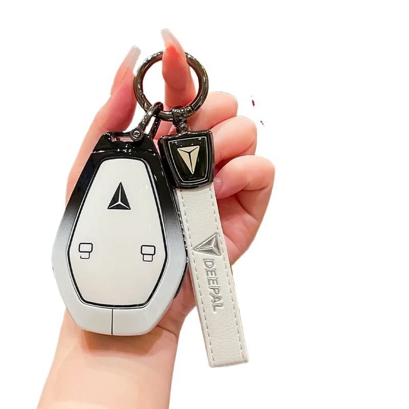 Premium Zinc Alloy Key Cover Case for Changan Deepal L07 / S07 (2026) - Protective Key Fob Shell Keybag Keychain