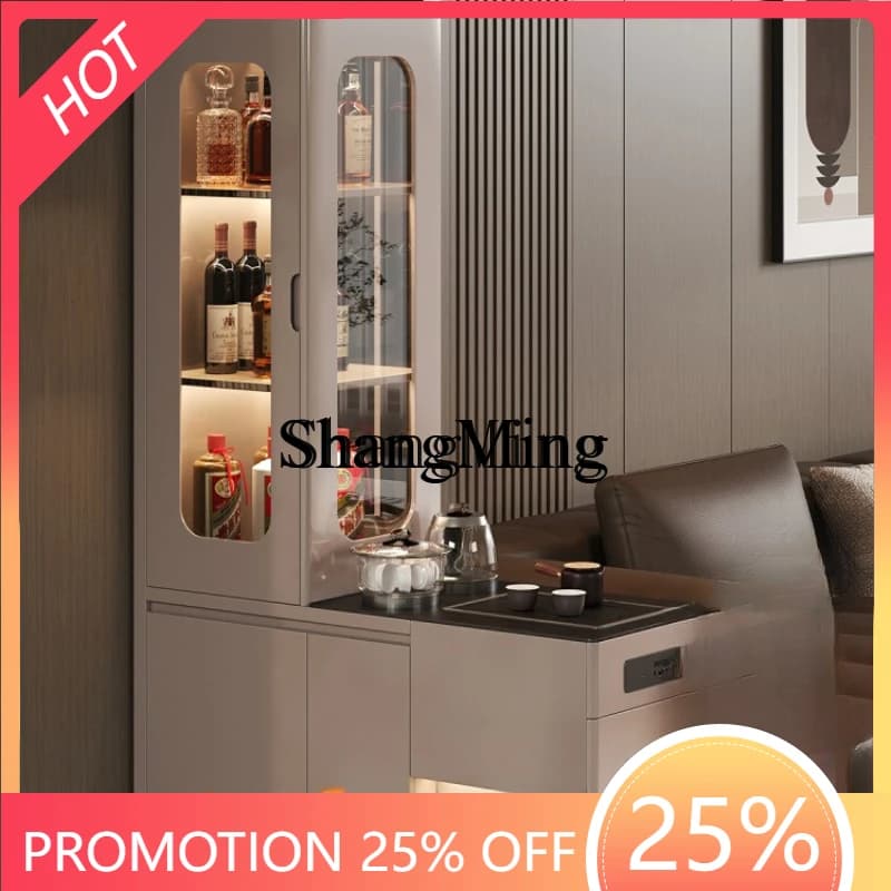 FG good-looking sofa side cabinet light luxury living room entrance partition new side coffee table kettle integrated