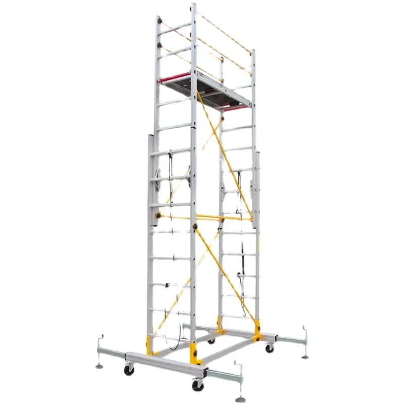 Factory aluminum alloy mobile extension scaffold