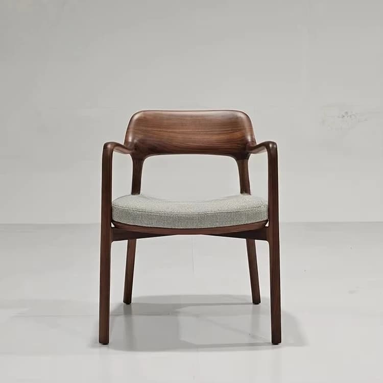 #Kitchen Italian Modern Dining Chairs High Quality Solid Wooden Armchair Chair for Dining