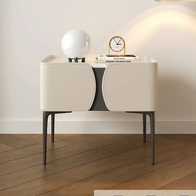 New Light Luxury Bedside Table - Personalized Creative Fashion Design, Ideal for High-End Villas & Boutique Hotels
