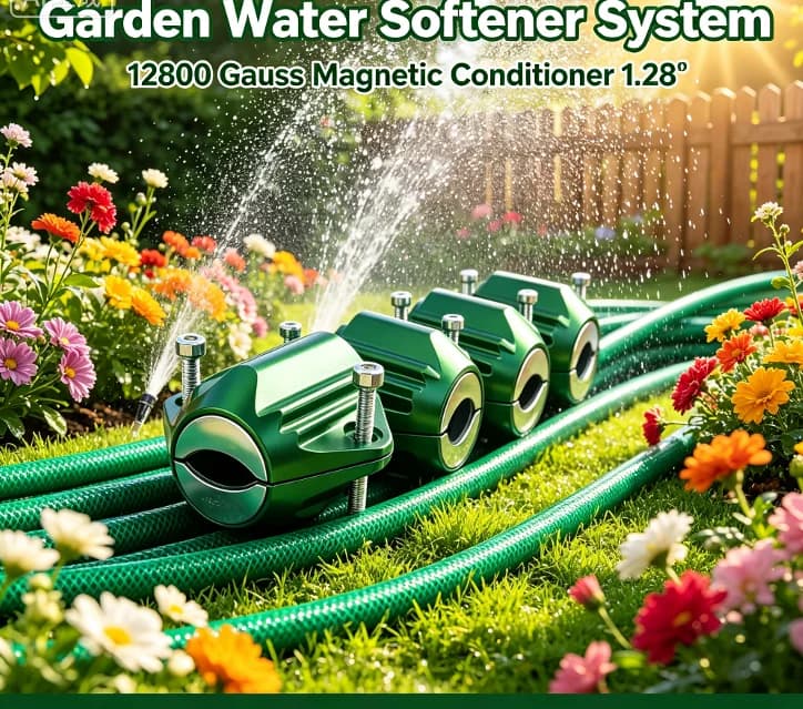Farm Irrigation Magnetic Water Softener 12800G No‑Chemical Anti‑Limescale Conditioner For Agricultural Household Pipe Work