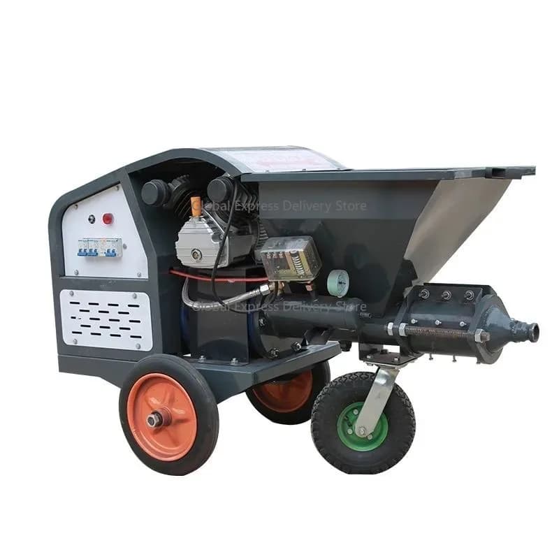 220V Single-Phase Cement Mortar Spraying Machine – High-Efficiency for Small Projects