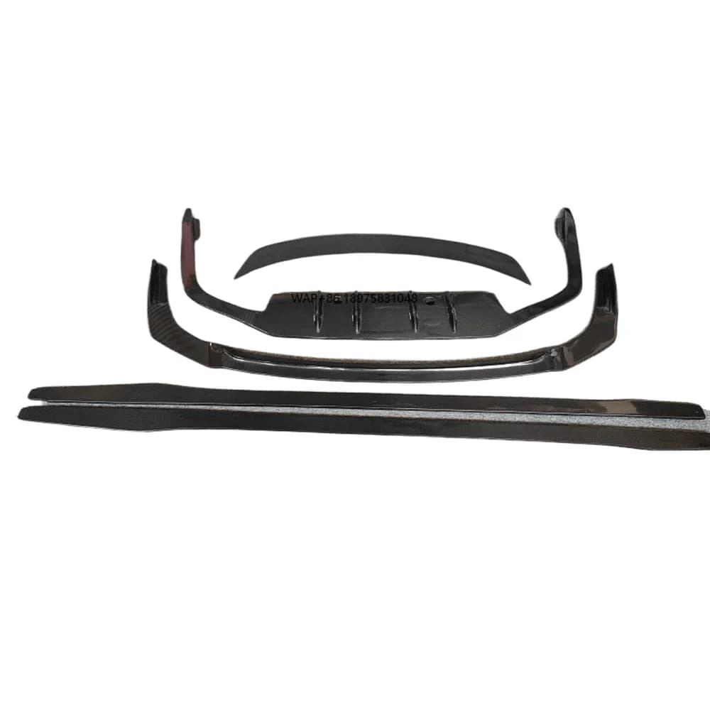 for 2018-2023 LS Ls350 500 Front Bumper Lower Lip Genuine Carbon Fiber Body Kit