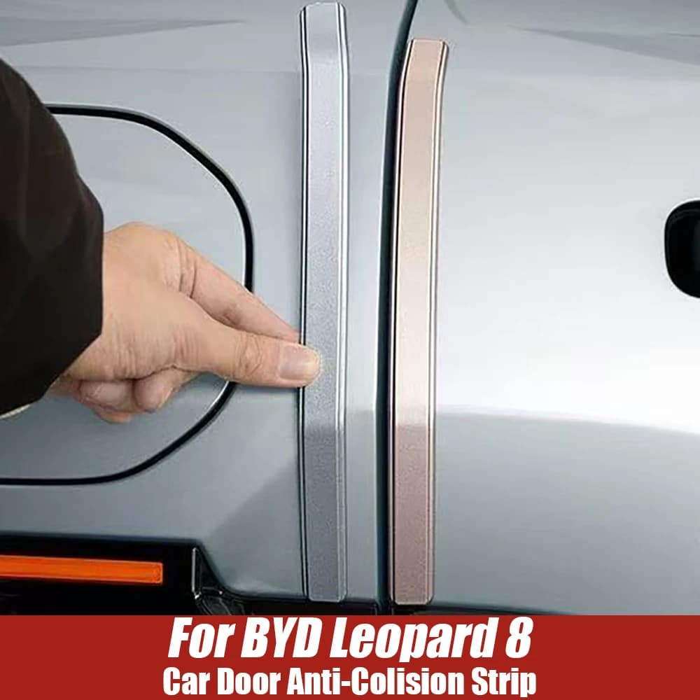For BYD Leopard 8 Car Door Anti-collision Strip Decoration Protector Trim Sticker Auto Anti Scratch Protection Guard Accessories