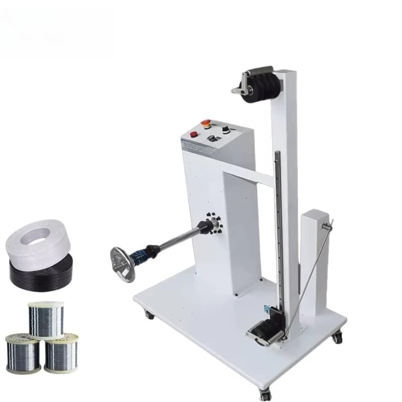 Wire Pay Off Machine Cable Feeder Automatic Wire Feeder Max Loading Weight 60kg for Cable Cutting Stripping Machine