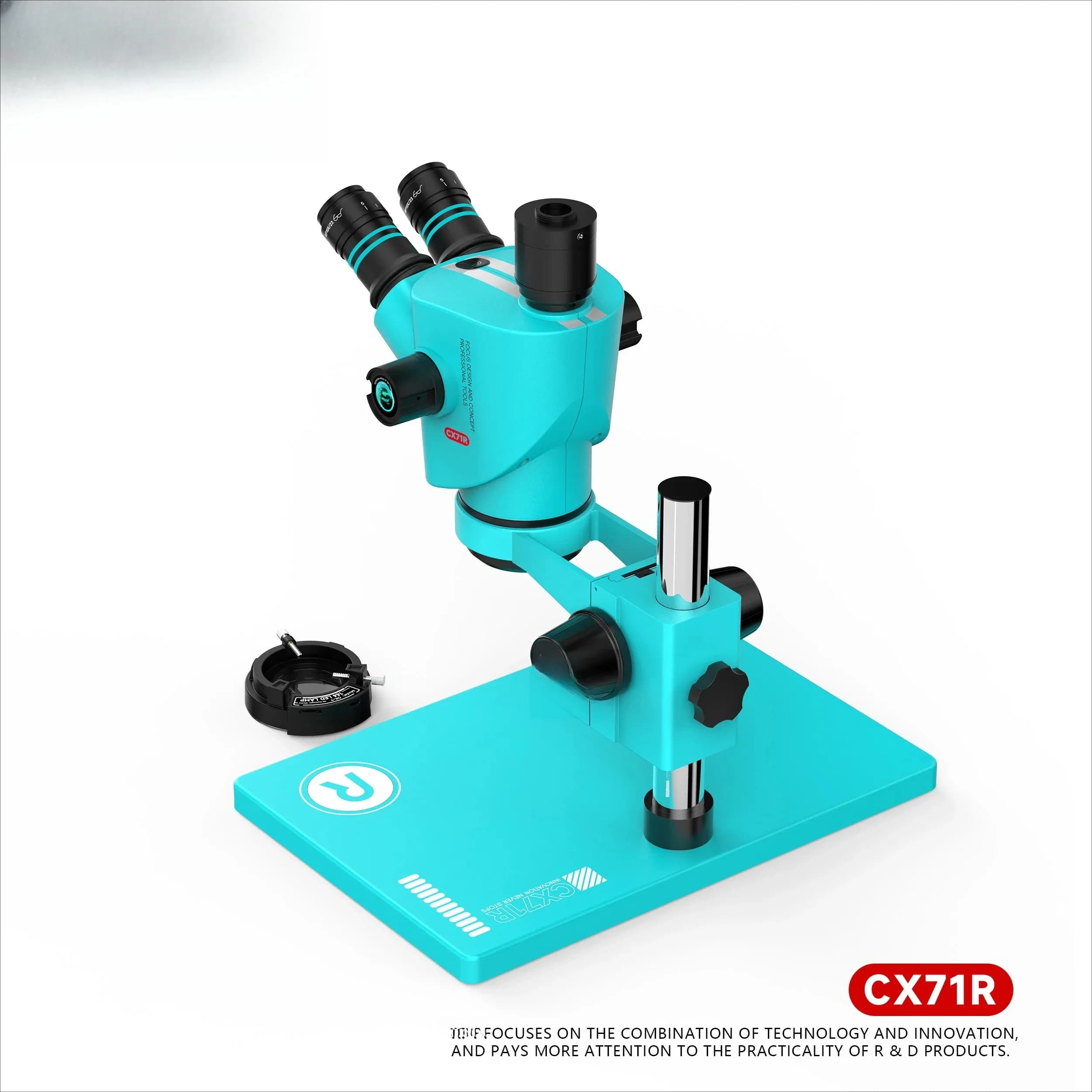 CX71R Trinocular Microscope Mobile Phone Motherboard Repair Double-arm Continuous Zoom Microscope  Bga Microscope