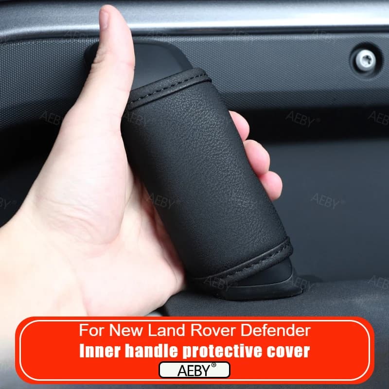 For Land Rover Defender 90 110 2020-2025 4x4 Inner Door Handle Cover Protector Carbon Fiber Interior Kit Inner handle Interior