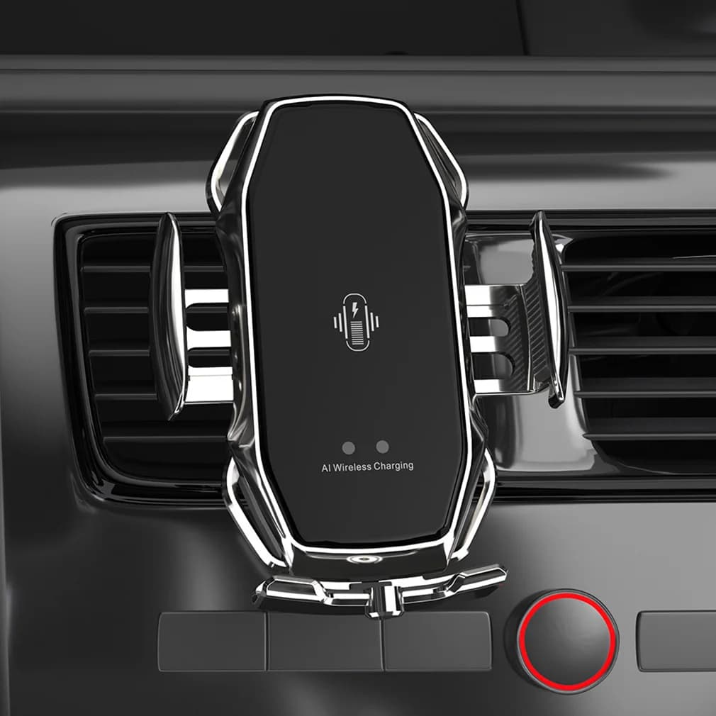 A5 15W Wireless Car Charger Automatic Clamping Universal Fast Charging Phone Holder Mount Car for iPhone Huawei Samsung Xiaomi