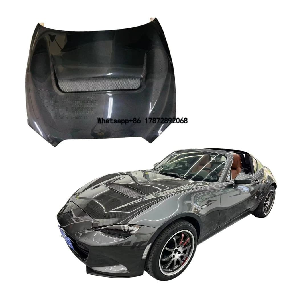 High Quality Carbon Fiber Engine Hood Bonnet for 2016-2025 Miata MX5 ND Miata