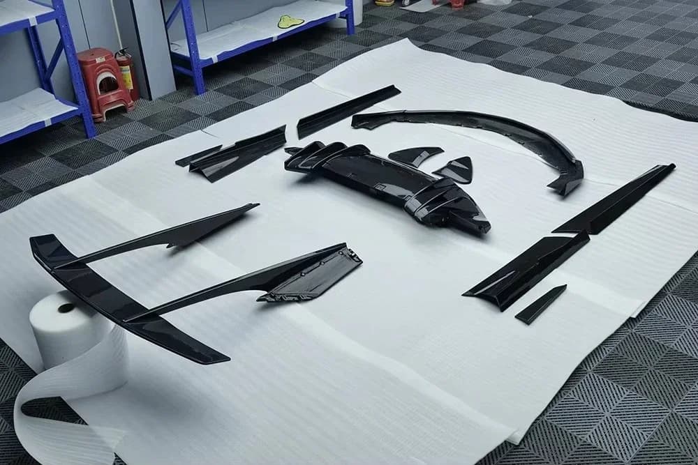 N Style High Performance Dry Carbon Fiber Body Kits Full Set Front Hood Side Skirt Rear Diffuser