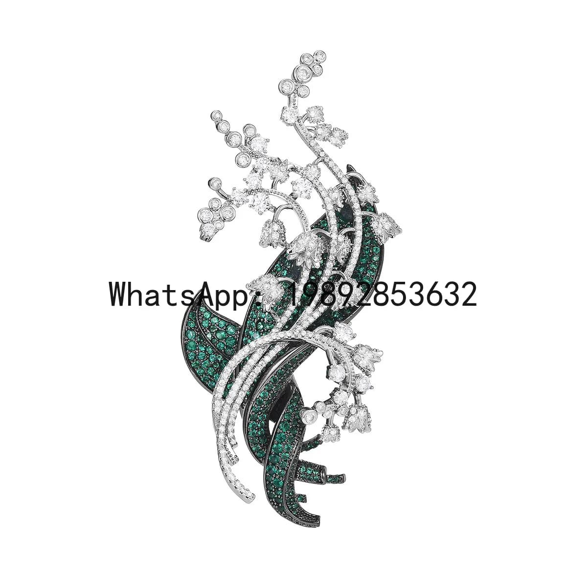 PYJ retro heavy industry leaf brooch high sense fashion elegant atmosphere versatile exquisite dinner clothing