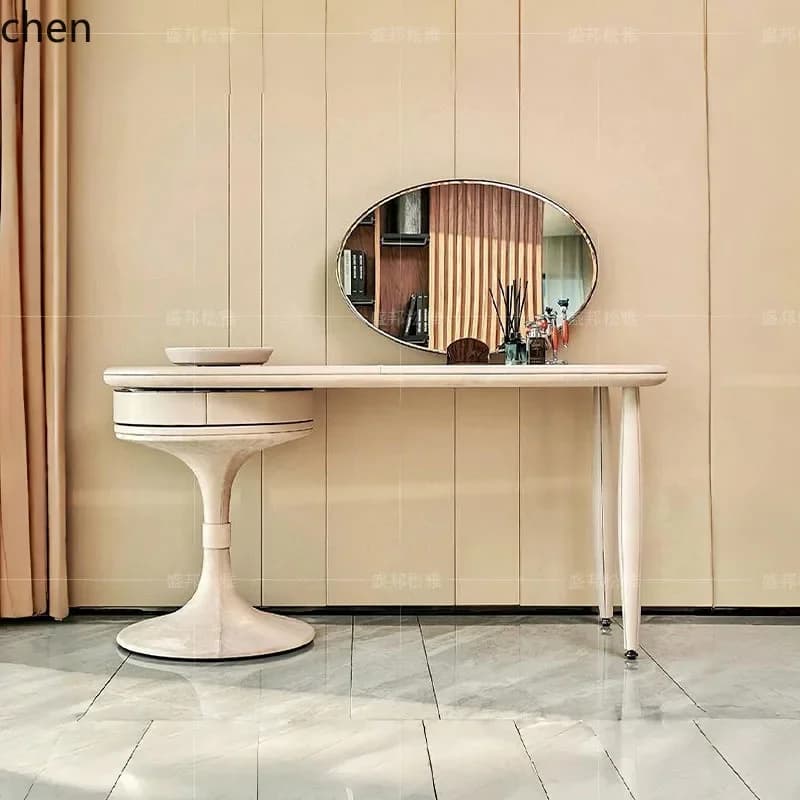 YFY  bedroom home modern high-end design with makeup mirror storage integrated makeup table