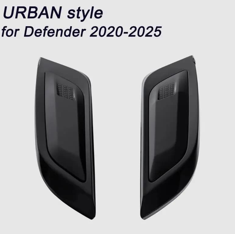 2Pcs Urban Style Bonnet Vents Hood Air Intake Trim For Land Rover Defender 2020 Onwards L663 Exterior Styling Upgrade Accessorie