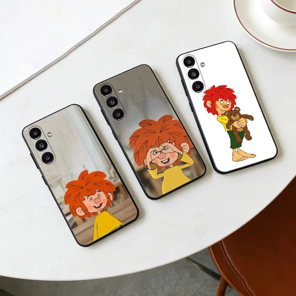 M-Meister E-Eder und Sein P-Pumuckl Phone Case For Samsung Galaxy A13,21s,22,31,32,52,53,71,72,73,Soft Black Cover