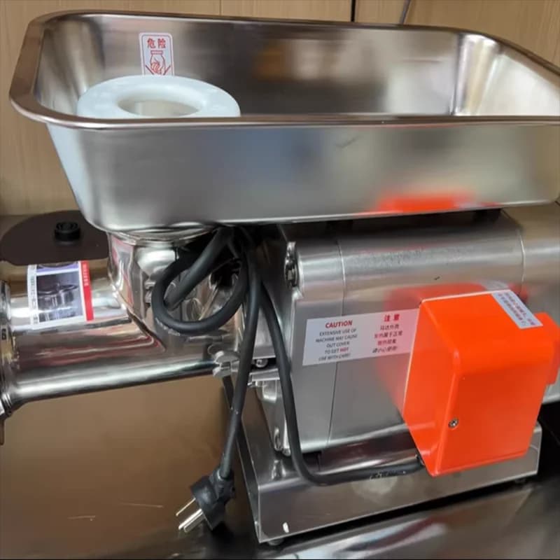 Stainless Steel Desktop Industrial Meat Grinder Machine Electric Meat   Mincer with Motor New & Condition