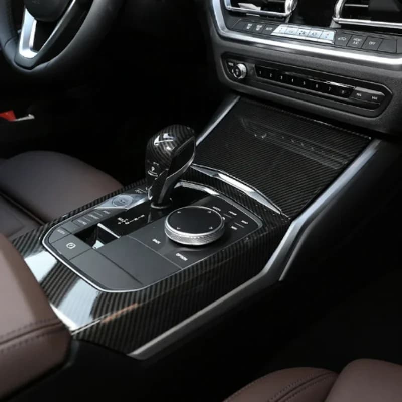 For BMW 3 2020-2023 ABS automotive center control shift panel frame cover decorative sticker auto accessories