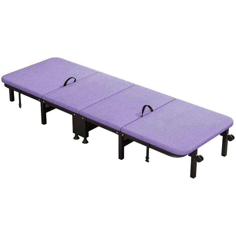 LMM folding bed single office siesta portable four-fold bed siesta bed home