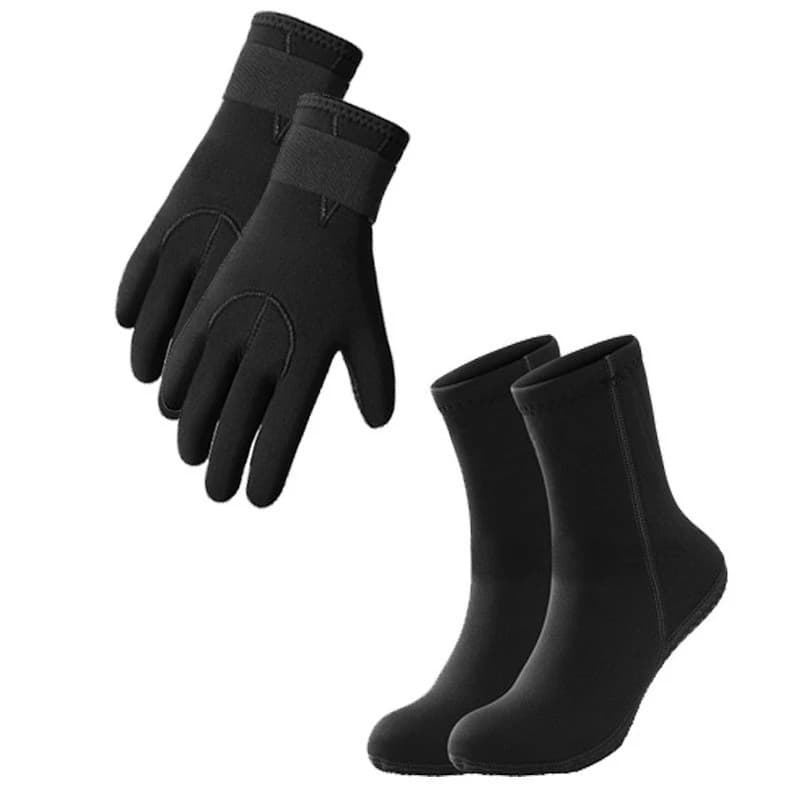 5Mm neoprene diving socks, diving gloves set