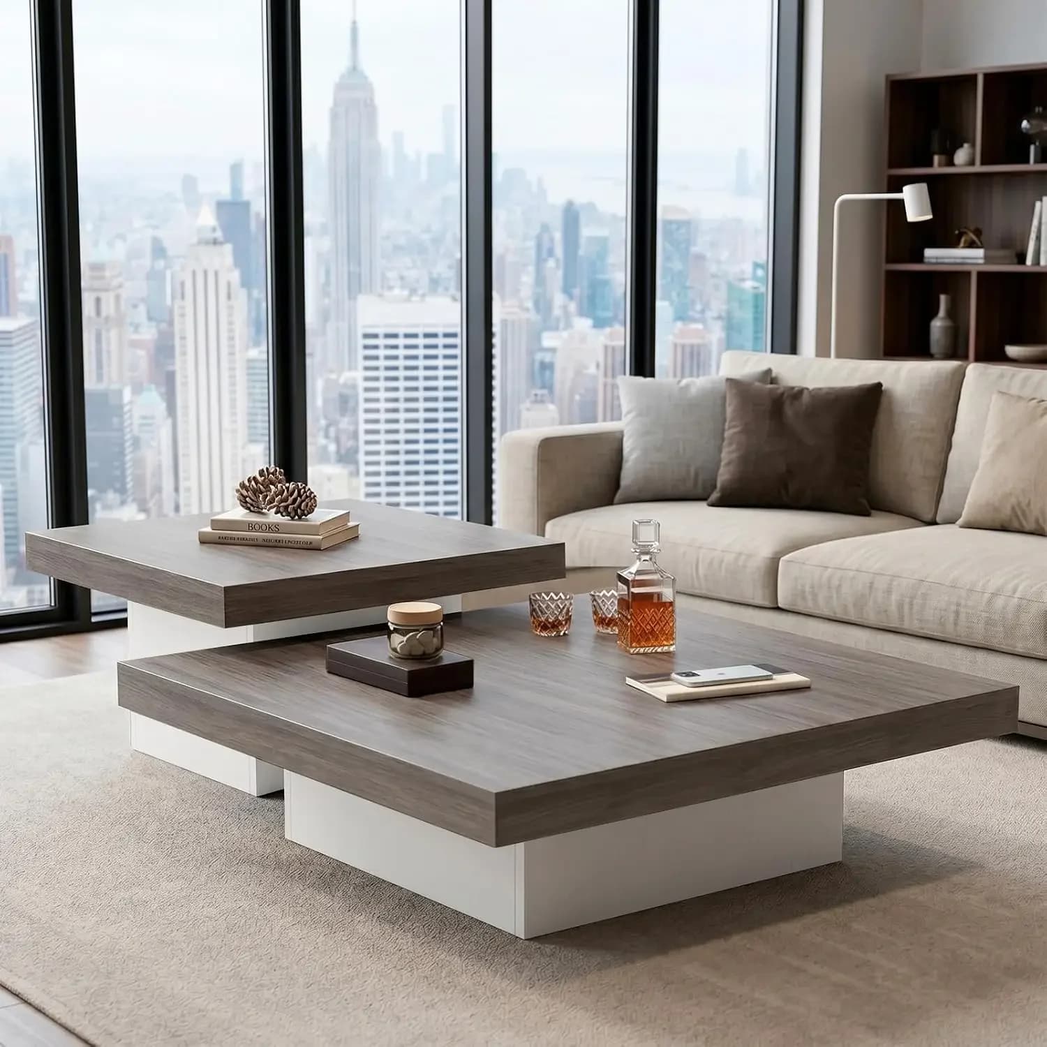 Fashionable Sophisticated Elegant Coffee Table Minimalist Compact Stable Coffee Table Tavolino Salotto Living Room Furniture