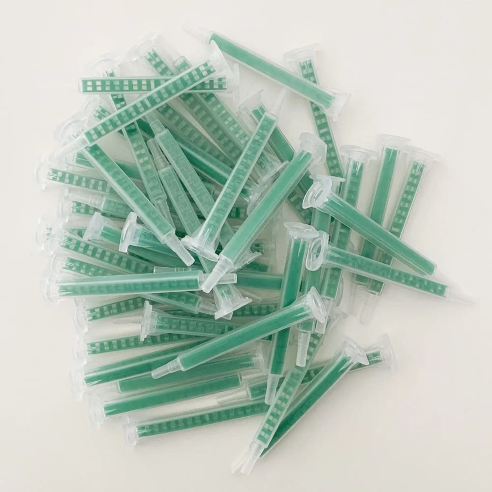 10/20/50/pcs Epoxy Resin Mixing Nozzle Static Mixer Adhesive Mixing Tube Syringe for AB Glue Gun Two Component Liquid Mixer