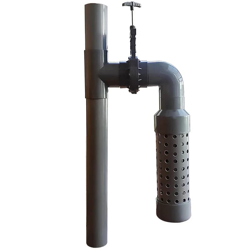 Koi fish pond sedimentation warehouse double-layer filter pipe fittings 75 divergent pipe 110 disperse water flow pipe