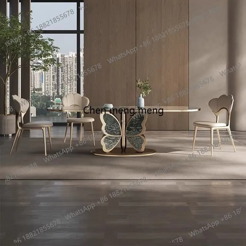 Design Luxury Dining Tables Wooden Square Modern Cuisine Dining Tables Dinette Center Mesas De Restaurante Home Furniture