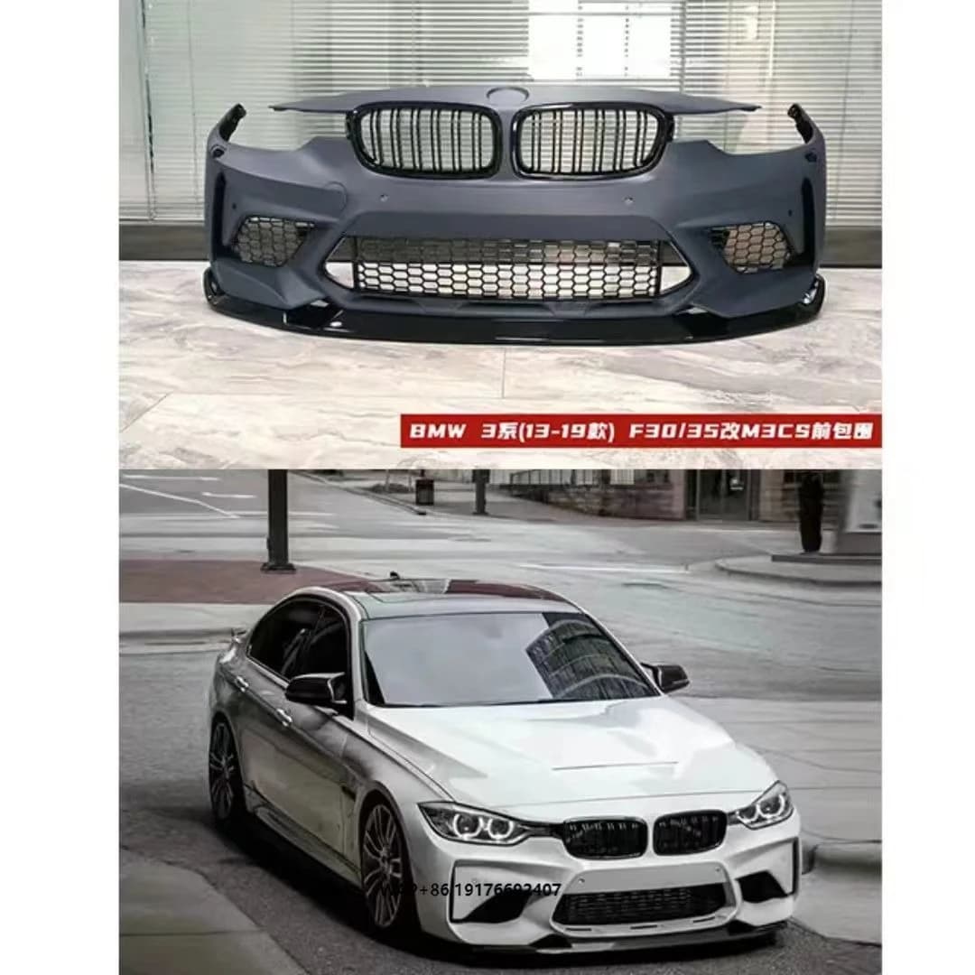ForBMW 3 Series Modification and Upgrade:carbon Fiber Fenders, Front and Rear Spoilers, Front and Rear Bumpers,and Diffuser.