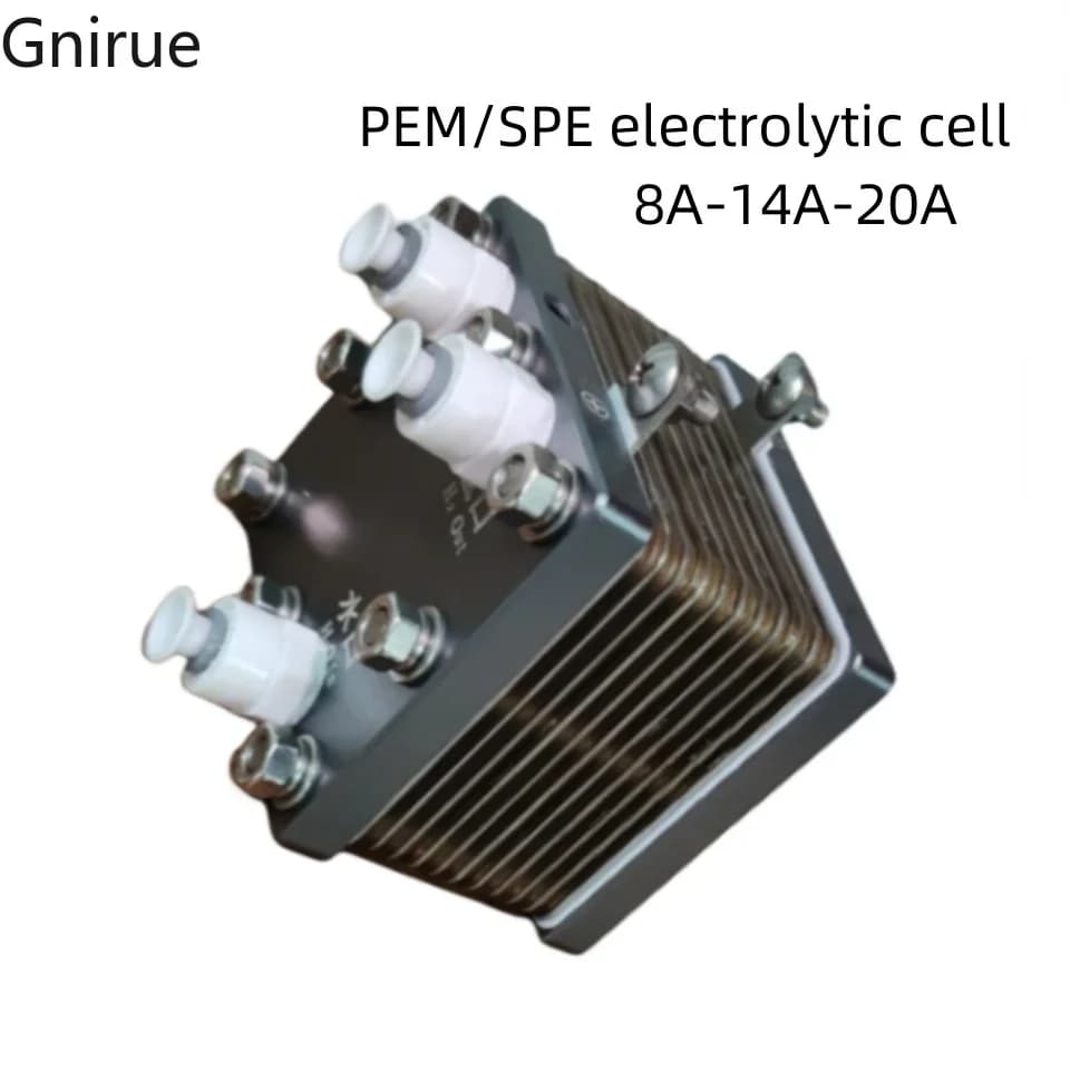 Gnirue 1pc SPE/PEM electrolysis cell 20A pure water electrolysis/hydrogen production water machine dedicated