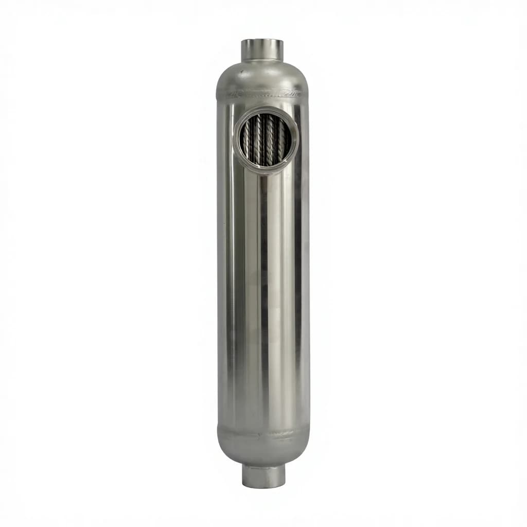 RIYI Stainless Steel Tubular Heat Exchanger Heating Cooling Condenser Shell Piper And Tube Heat Exchanger