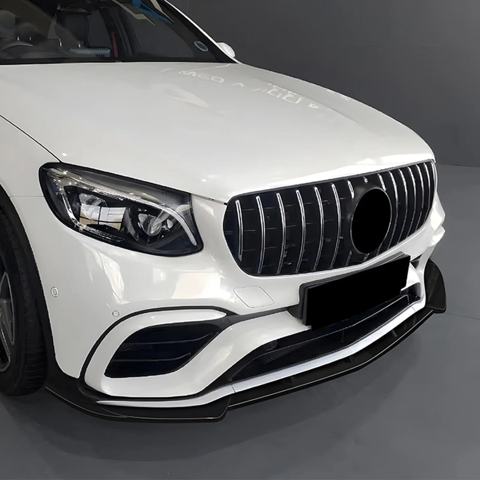 Car Front Bumper Spoiler Front Fender Decorative Escort Accessories For Mercedes Benz GLC-Class X253 GLC63 AMG 2016-2019