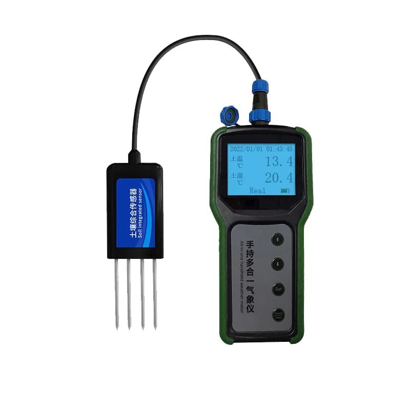 Takeme-10ec-YPN Portable  Moisture Sensor Data Logger Digital  NPK Tester 7-in-1 PH Meter Kit Sensor