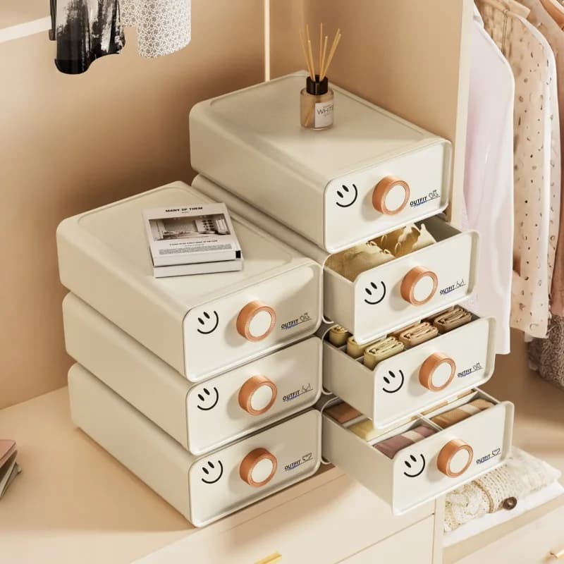 Underwear, underwear storage box, socks drawer type household wardrobe finishing