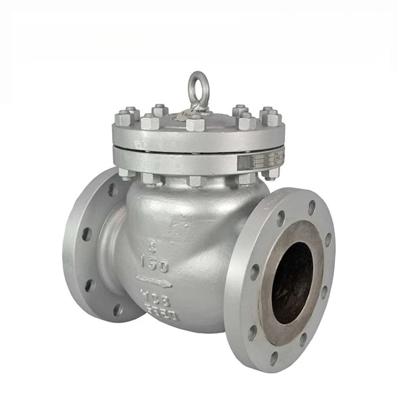 Swing stainless steel horizontal check valve 304 flange check valve sealing water pump slow closing
