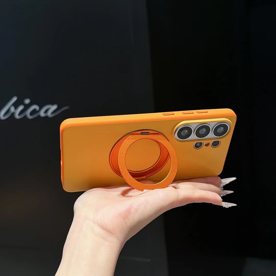 For Samsung Galaxy S26 Ultra Case Protection Magnetic 360 Ring Holder Protector Mobile Phone Case Cover