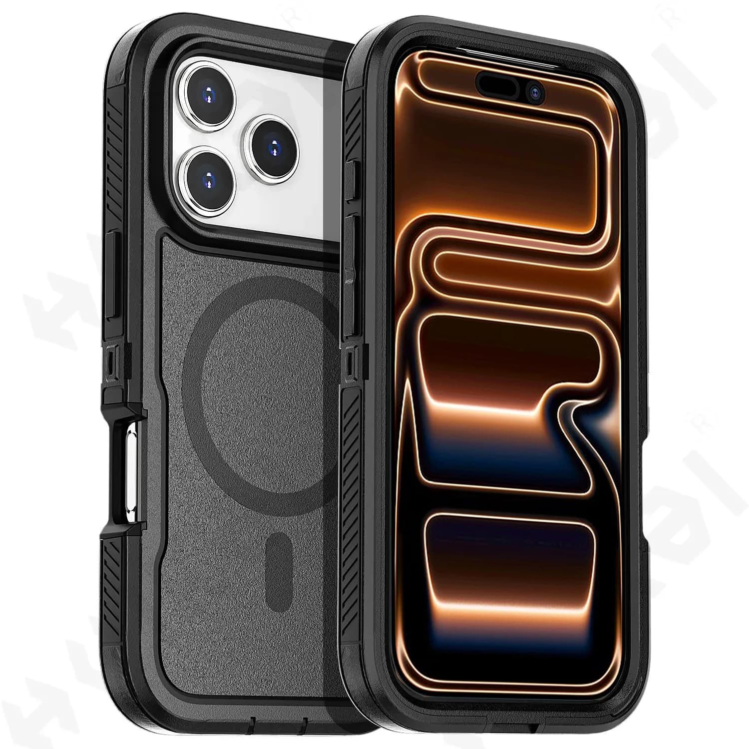 Case For iPhone 18 17 16 15 14 13 12  Pro XR Max Plus Heavy Duty Shockproof Anti-Scratch Rugged Protective with Kickstand Cover