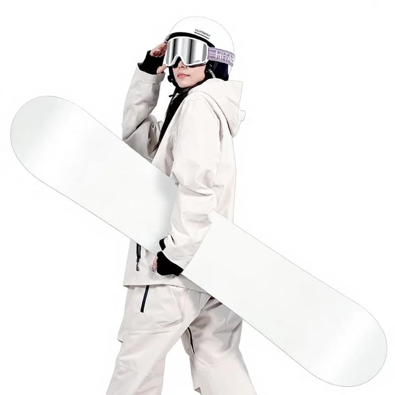 Customizable freestyle two-way all-round adult snowboard snowboard snowboard ski equipment flat flower engraving model