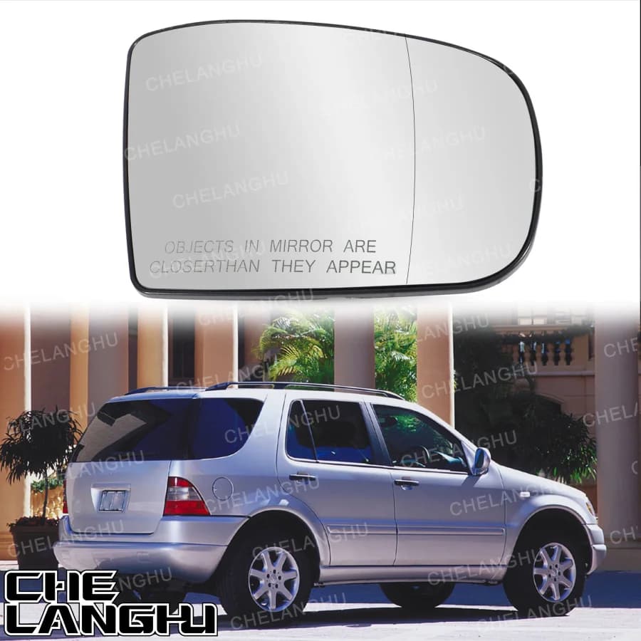 For Benz W163 ML500 2002-2005/ML320/ML55 AMG 2002 2003 ML350 2003 2004 2005 Car Accessories Right Side Heating Mirror GLass