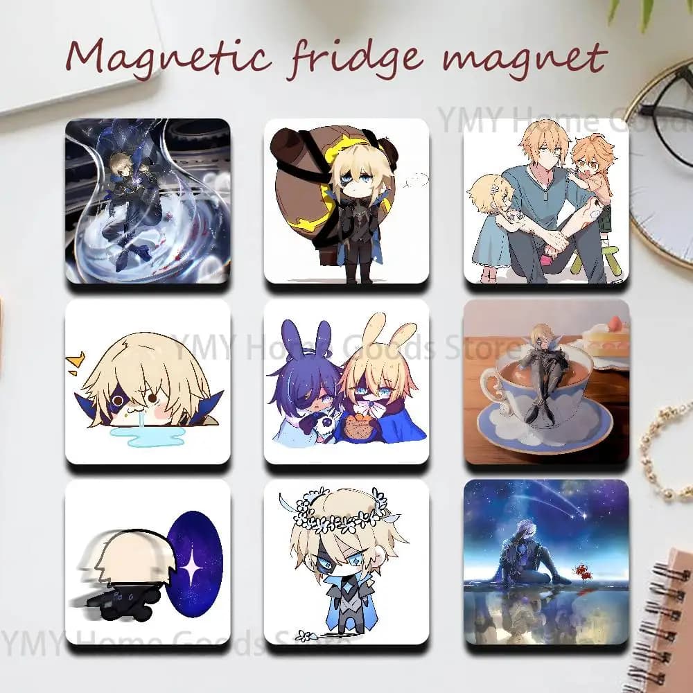 Anime Game Dainsleif Bough Keeper Fridge Magnetic Magnet PVC Memorial Decor for Family Friends Students Adults