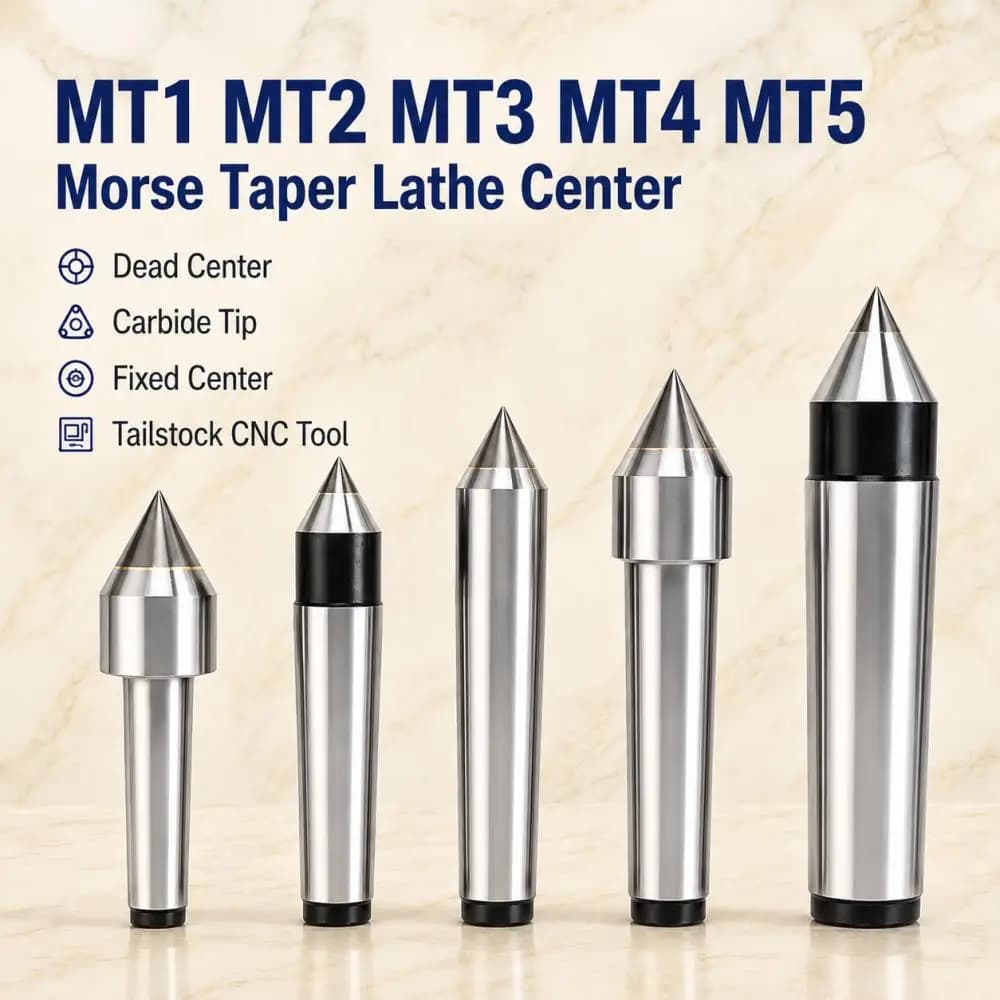 MT1 MT2 MT3 MT4 MT5 Morse Taper Dead Center Carbide Tip Lathe Tailstock Center CNC Turning Machine Tool