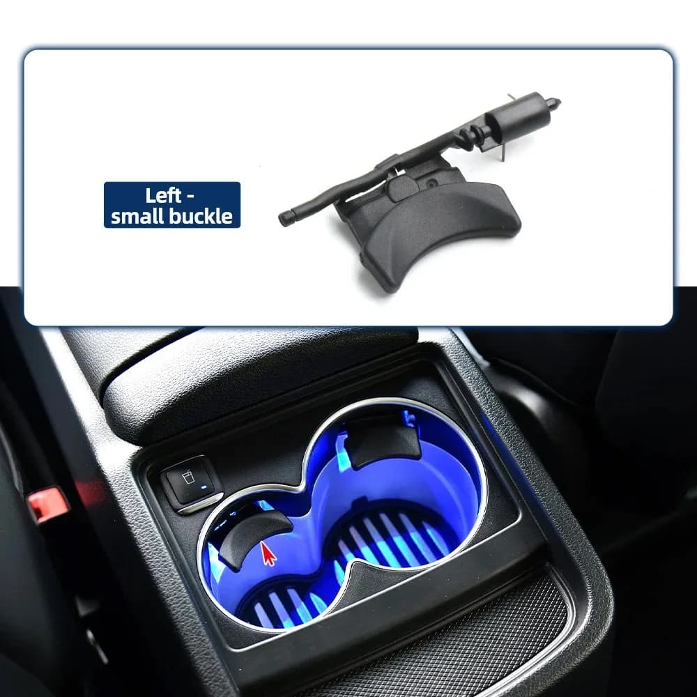 Soporte vasos W222, compartimento central coche, soporte vasos, hebilla de fijación Mercedes Benz S E Vito V