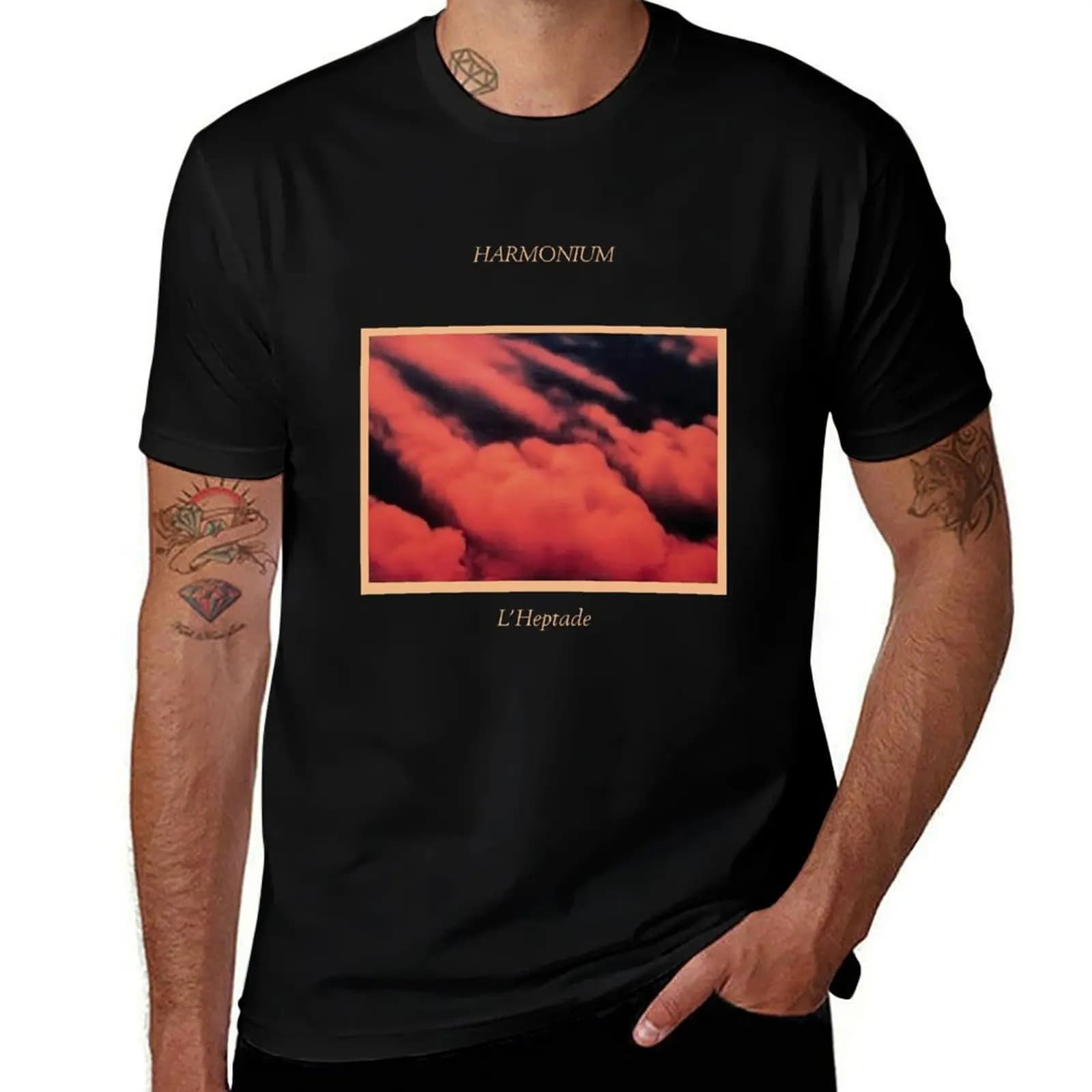 L'heptade - Harmonium T-Shirt t shirt man cotton anime tshirt