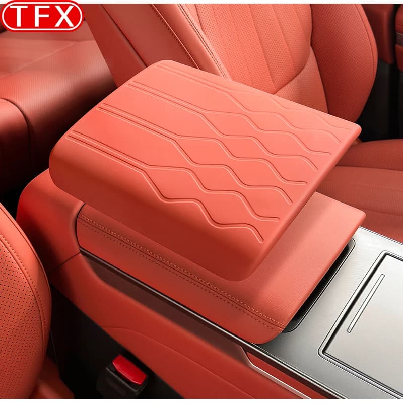 For BYD Sealion 8 Atto 8 Tang L Car Center Console Armrest Box Silicone Cover Version with Refrigerator Auto Accessories